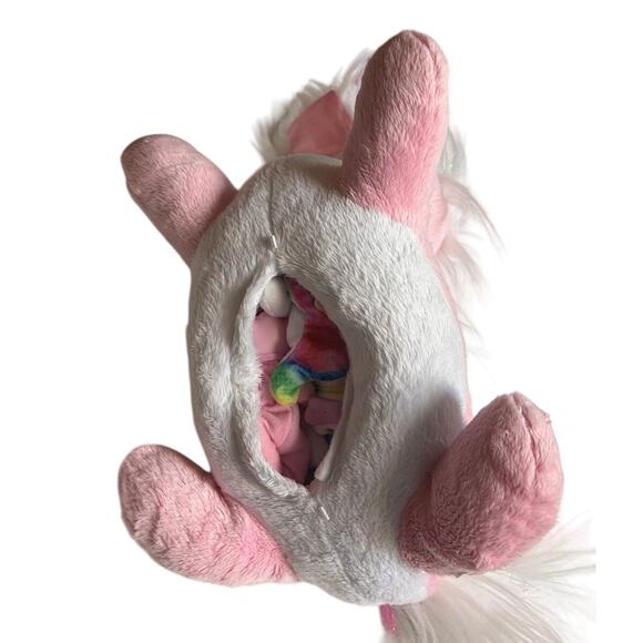 Puppy Surprise Zoey Pink Momma Plush White 5 babies EUC - Picture 3 of 6